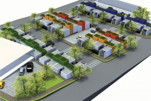 Blocos modulares rompem a monotonia dos antigos conjuntos habitacionais e trazem mais alegria e bem-estar às HIS