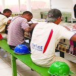 Aulas no canteiro de obras