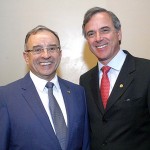 José Romeu Ferraz Neto (dir.), ao lado de José Carlos Martins