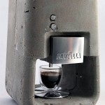 Cafeteira em concreto