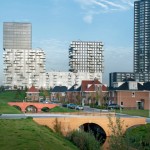 Pontes sobre o canal Het Len, em Roterdã: sete estruturas com cores diferentes