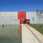 Datacenter do Banco Santander, em Campinas-SP: projeto investiu também no concreto aparente para ganhar luminosidade