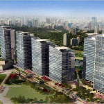 Projeção de como será o Parque da Cidade: bairro verde em plena cidade de São Paulo
