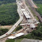 Complexo viário no Porto de Itaguaí, no Rio de Janeiro: projeto previa obra convencional, mas só foi viabilizado através da construção industrializada