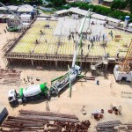 Etapa das fundações da nova catedral já consumiu 8 mil m³ de concreto