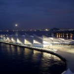 Visão noturna do Museu do Amanhã: projeto do espanhol Santiago Calatrava é novo cartão postal do Rio
