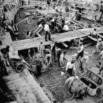 Estaleiros especializados em construir embarcações de concreto proliferaram entre 1942 e 1945