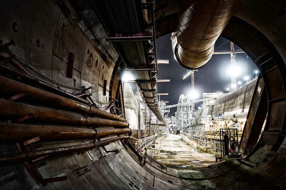 Túneis do trecho oeste do metrô do Catar já estão prontos