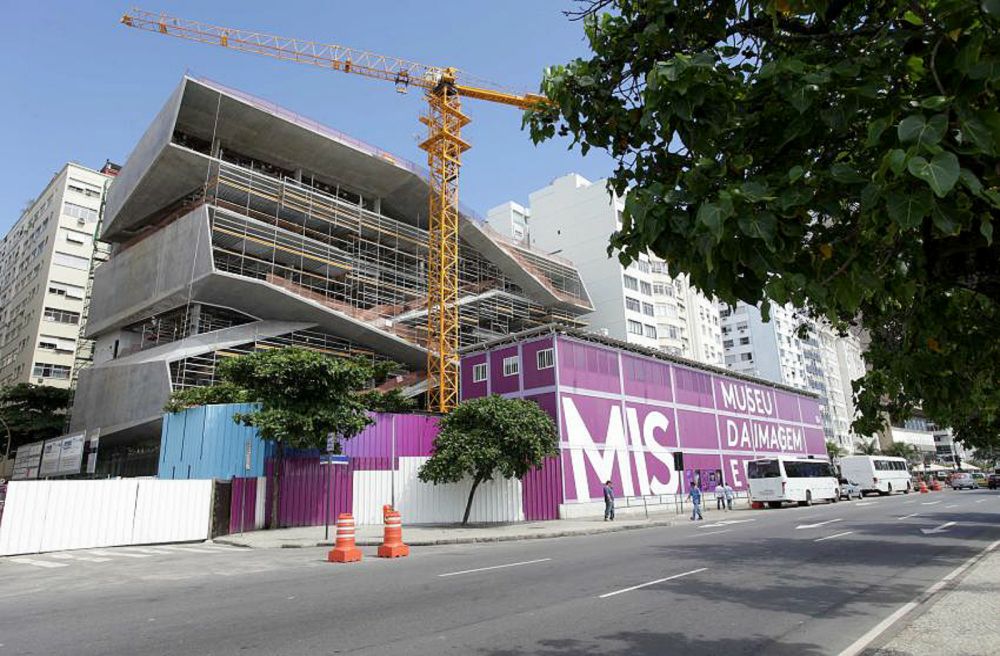 Museu da Imagem e do Som, no Rio de Janeiro: uso de concreto autocicatrizante dispensa impermeabilização nas paredes externas