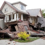 Casa em Wood Frame atingida por tornado, em Oklahoma: perda total