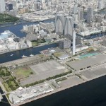 Baía de Tóquio: local onde será erguida uma luxuosa vila olímpica