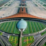 Terminal de Pequim, inaugurado em 2007: o primeiro dos aeroportos futuristas