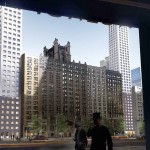 Projeção mostra como as duas torres vão ocupar terrenos distintos em uma das regiões mais caras de Nova York