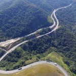 Traçado da serra do Cafezal, que faz parte da rodovia Régis Bittencourt: 17 dos 30 quilômetros já foram liberados