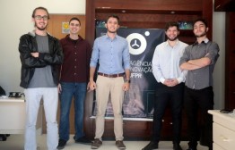 Vitor Lopata, João Victor, Guilherme Pereira, Naian Barros e Guilherme Lopes: sócios da Colloc