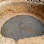 Escavação e concretagem da base da cisterna também são ensinadas no curso