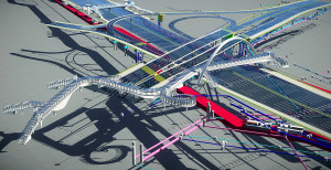Projeto de rodovia concebido a partir da tecnologia BIM: ferramenta eleva produtividade e reduz custo da obra. Crédito: Divulgação