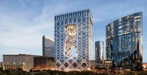 City of Dreams: complexo ganhou prédio projetado por Zaha Hadid . Crédito: Divulgação 