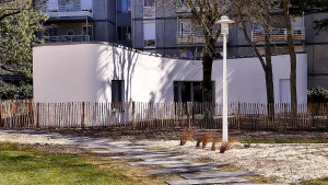 Residência impressa em Nantes, na França: tecnologia quebra paradigmas da construção civil. Crédito: UIT Nantes