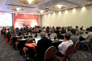 Evento realizado em setembro de 2019, em Lima-Peru, reuniu 125 influenciadores do setor de pré-fabricados de concreto do continente americano Crédito: ASOCEM