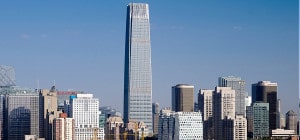 China World Trade Center: elementos da natureza serviram de base para projetar as torres inauguradas em 2017, em Pequim Crédito: SOM 
