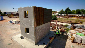 Casa-laboratório foi construída em 2016, nos arredores de Madri, e monitorada por 4 anos. Crédito: RE4