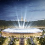 Estádio Lujniki, em Moscou: qualquer semelhança com o Maracanã é mera coincidência