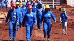 Mulheres que atuam na construção civil