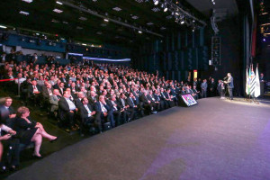 A 13ª edição do ConstruBusiness, realizada em São Paulo-SP, atraiu vários players da cadeia produtiva da construção civil. Crédito: Fiesp