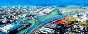 Trevo Cataratas, em Cascavel: entroncamento de 3 rodovias federais que escoam a safra de grãos do Paraná
Crédito: AEN
