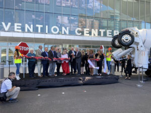 Cerimônia de abertura do World of Concrete 2021 aconteceu na 2ª semana de junho, em Las Vegas. Crédito: Twitter/WOC2021