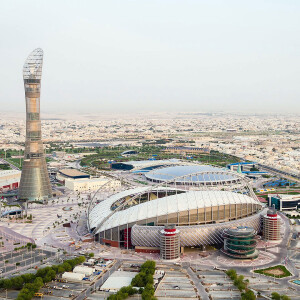 Localizado em Doha, o Khalifa International já existia e foi reformado para receber 40 mil torcedores. A reinauguração aconteceu em 2017 Crédito: Qatar's Supreme Committee for Delivery & Legacy