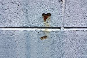  Concreção ferruginosa expõe pontos de oxidação, muito semelhante à ferrugem em estruturas metálicas . Crédito: Divulgação