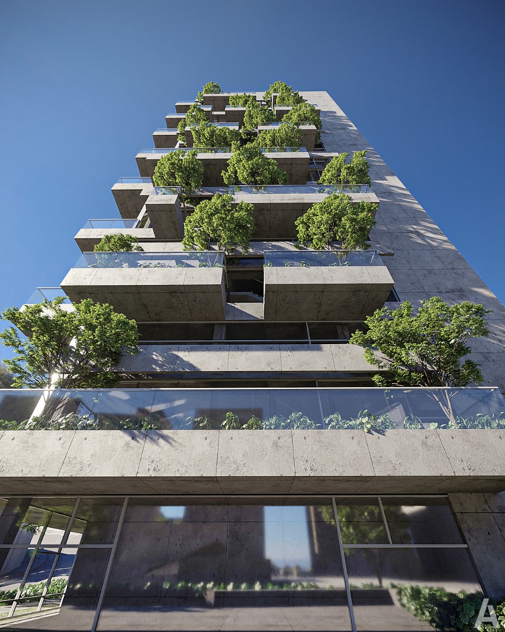 Concreto aparente tem sido usado como identidade visual de empreendimentos e traz versatilidade arquitetônica