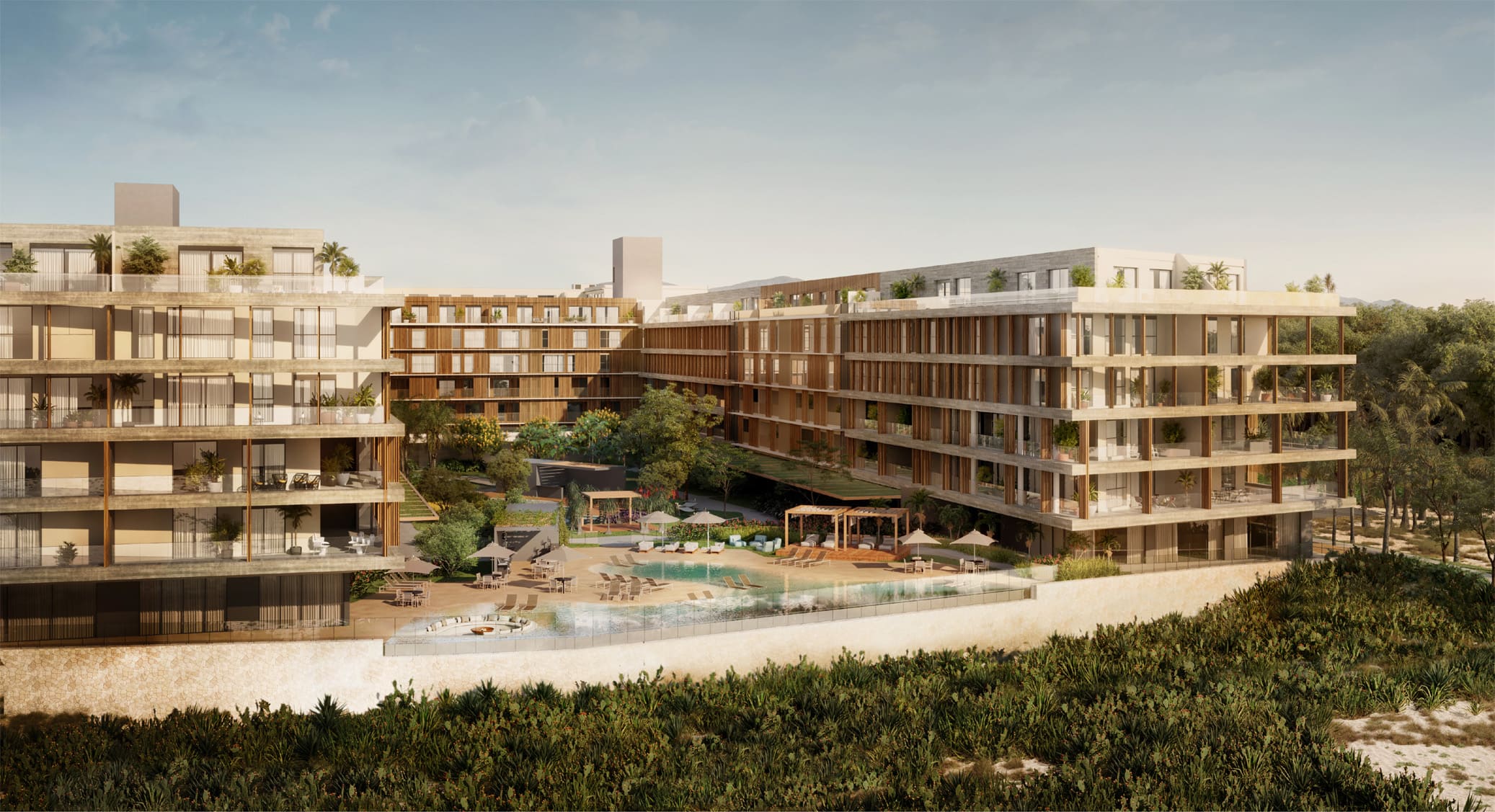 Home resort em Florianópolis adota estrutura off-site na construção