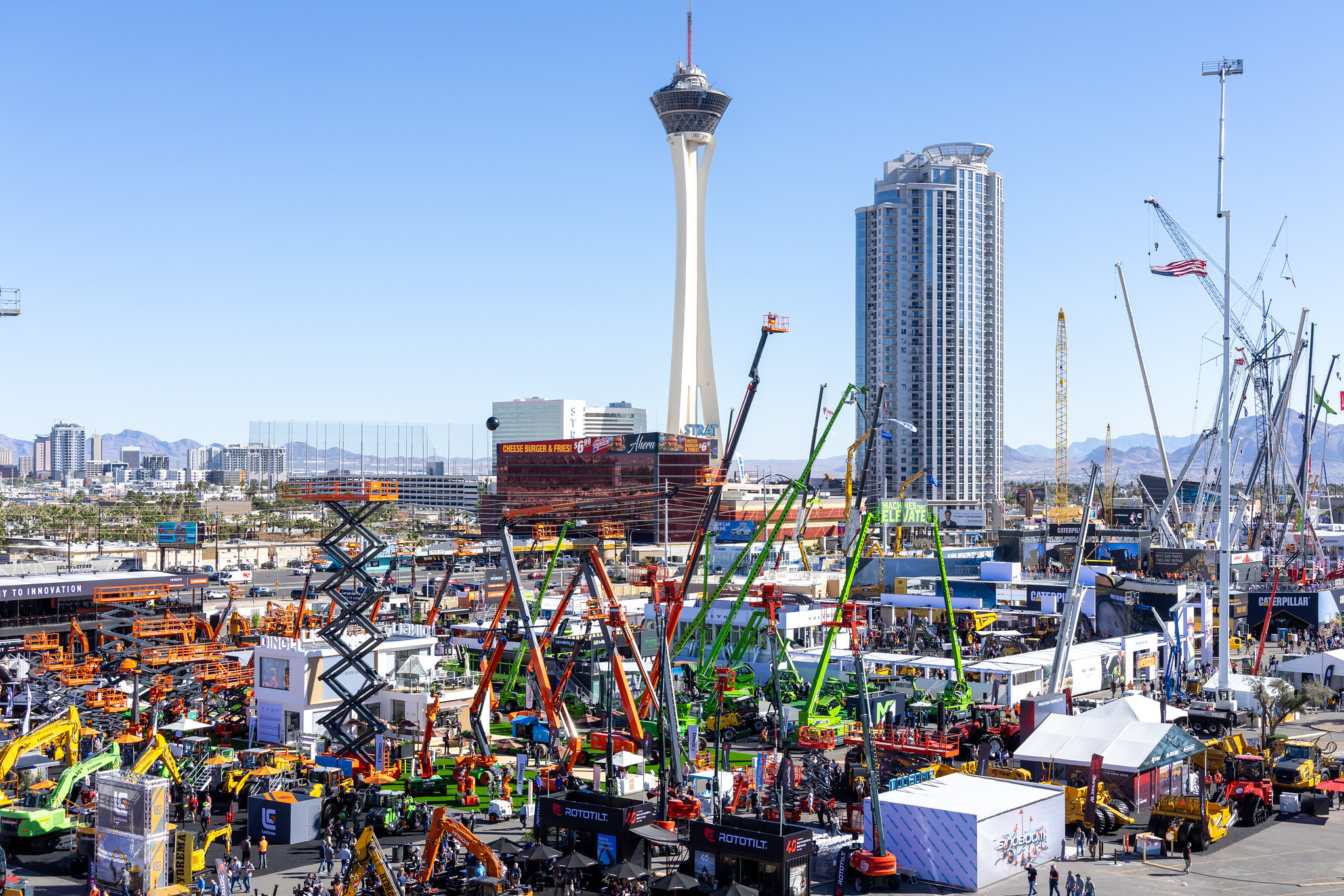 Eletrificação, IA e automação marcam o CONEXPO-CON/AGG 2026 em Las Vegas
